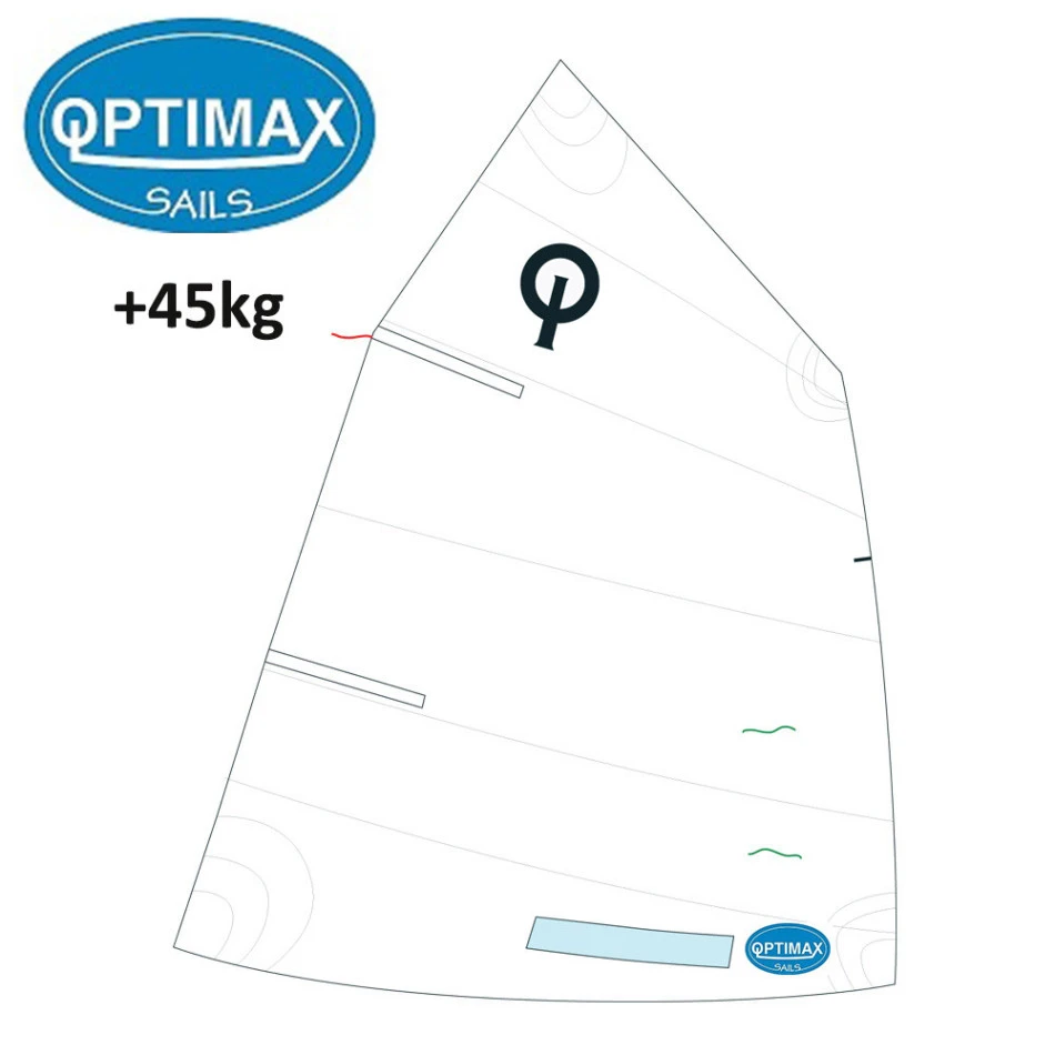 Voile Optimist Régate Optimax DOS +45 KG 1 Voile Optimist Régate Optimax DOS +45 KG